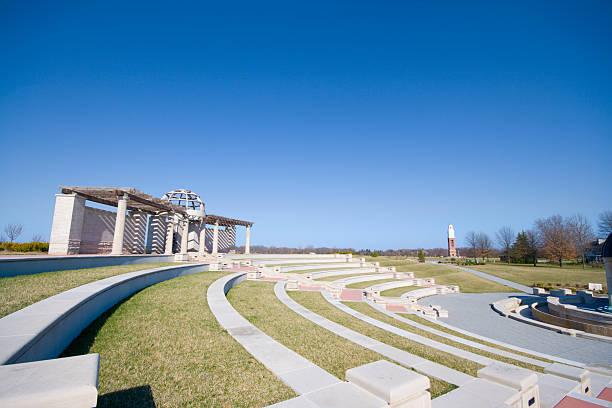 The amphitheater and original Woodstock Musical Festival location located at Bethel Woods Center for the Arts in New York