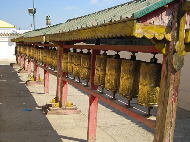 istock Prayer Mills at the Gandan Khiid Monastery 91117259