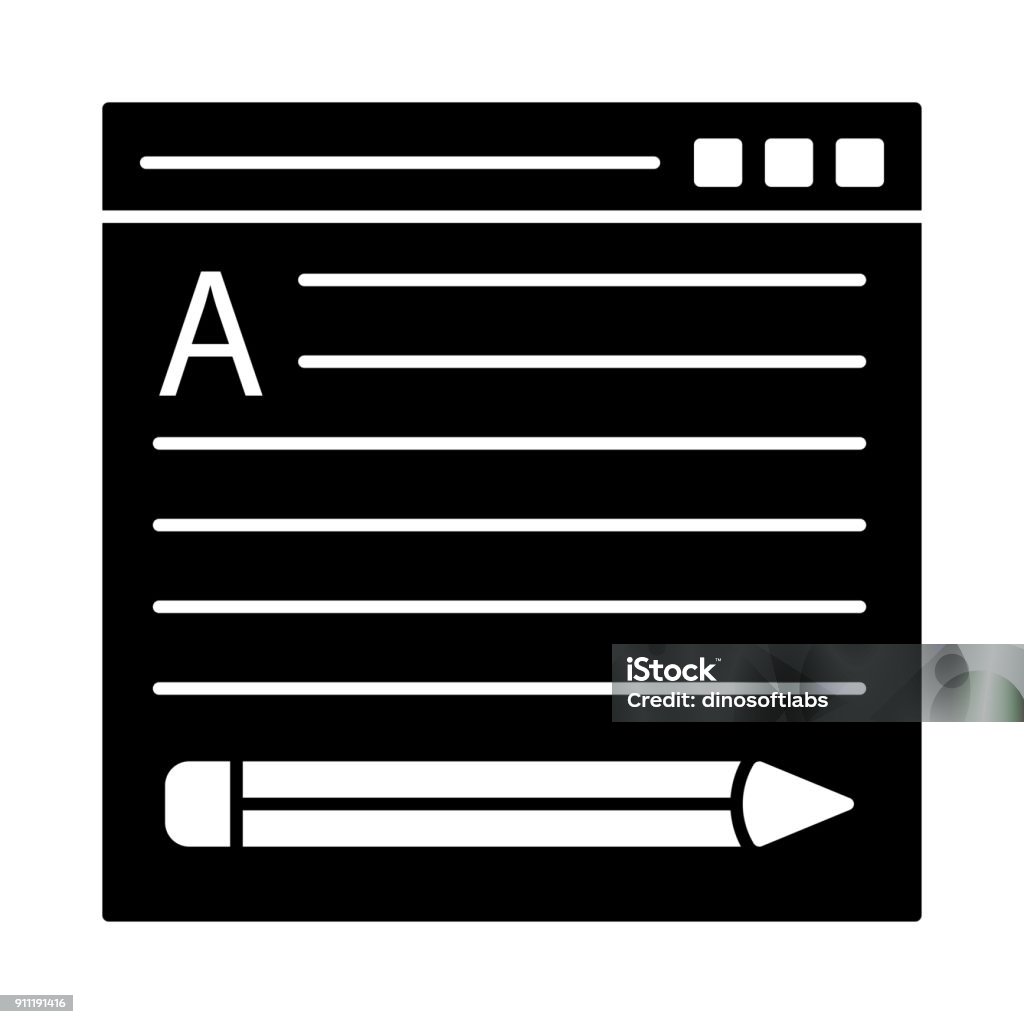 Writing Abstract Vector Write Stock Illustration - Download Image Now - Abstract, Art, Brown ...