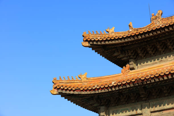 istock The eaves of the ancient Chinese architecture 911203220