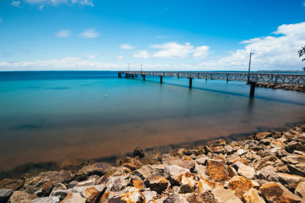 Beautiful Amity Point beach on Stradbroke Island, Queensland