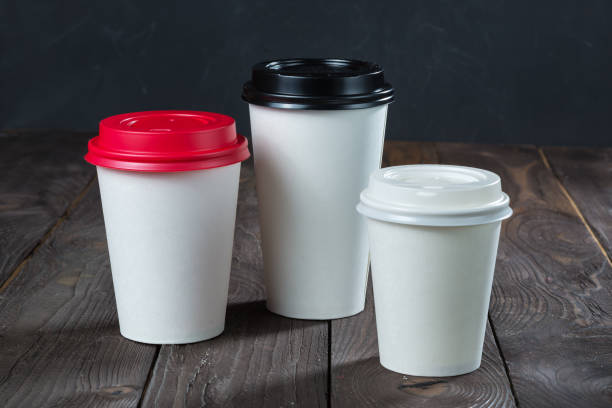 istock Compilation of three paper cups 911229022
