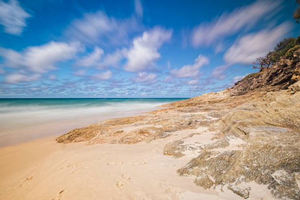Beautiful Cylinder beach on Stradbroke Island, Queensland