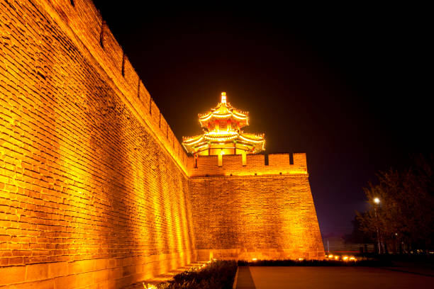 istock Night at traditional Chinese architecture, jiangnan pavilions 911229274