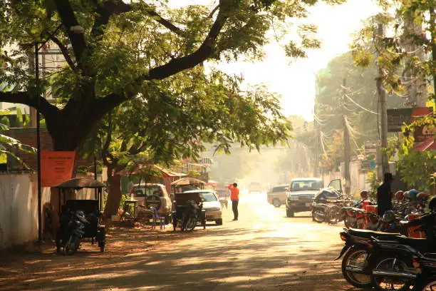 Morning in Siem Reap, Cambodia