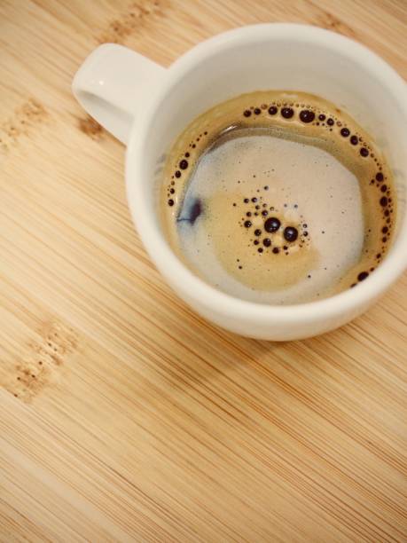istock espresso,Espresso coffee cup, cream, coffee cream 911238128