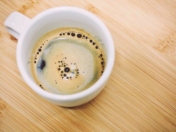 istock espresso,Espresso coffee cup, cream, coffee cream 911238130