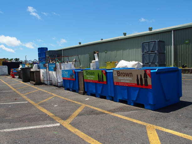 Recycle yard stock photo