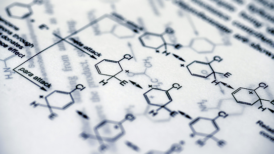 Chemical Formulas Medical Experiment