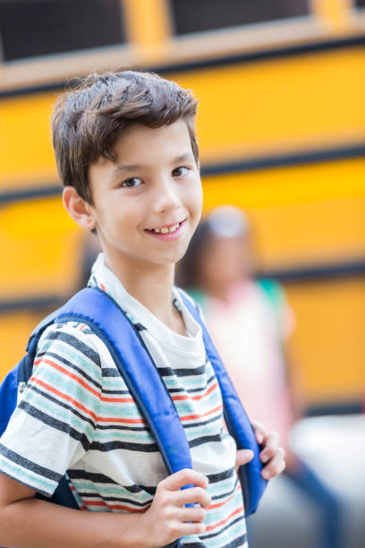 istock Portrait of boy ready for school 911249986