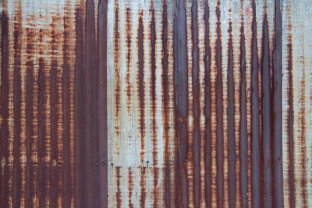 istock Rusty metal sheet zinc sheet textured wall fill with beautiful rust 911252708