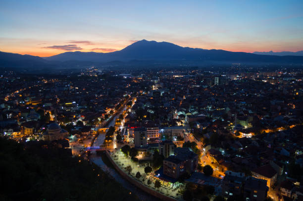istock Sunset View from Prizren Fortress, Kosovo 911255576