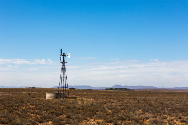 istock Lone windmill in the Karoo 911263756