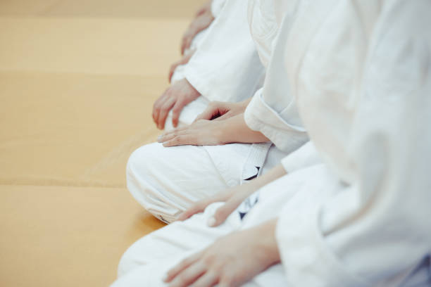 istock students sitting in a kimono in the gym 911281626