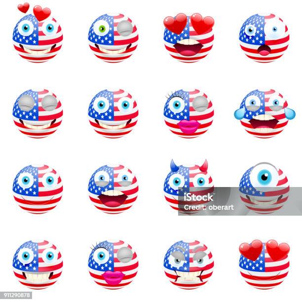 Patriotic Emoji Set Patriotic Emoji Set