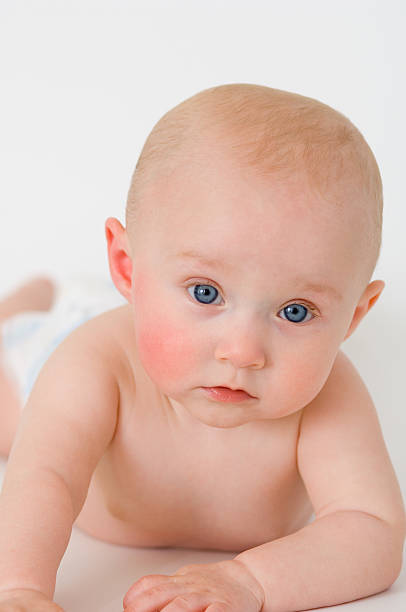 Baby Infant - Innocence of youth Innocence of a newborn baby rosy cheeks stock pictures, royalty-free photos & images