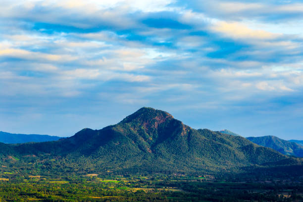 istock Phu Chi Fa Forest Park at sunset, Thailand 911295292