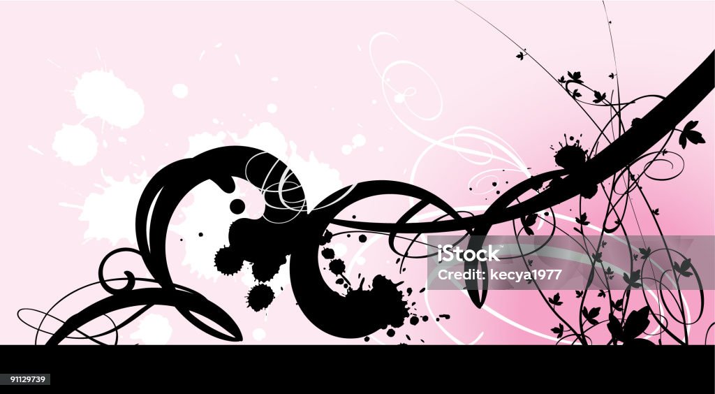 floral background  Abstract stock illustration