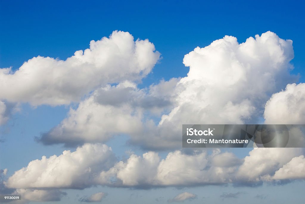 Fonds de nuage 6 (Cumulus nuages - Photo de Abstrait libre de droits