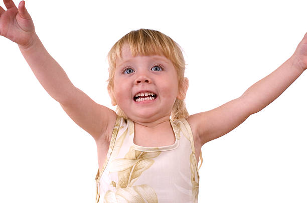 istock Excited Little Girl 91130160
