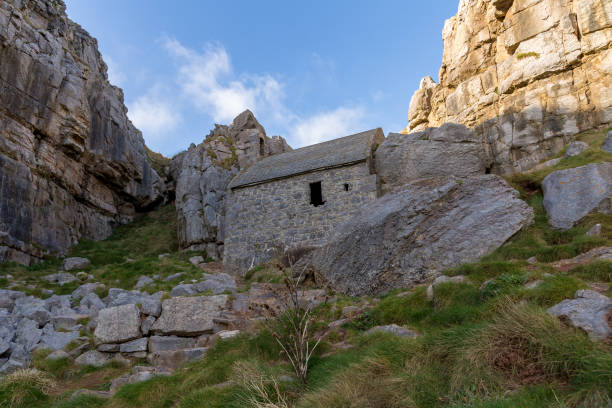 istock Saint Govan's Chapel, Wales, UK 911301720