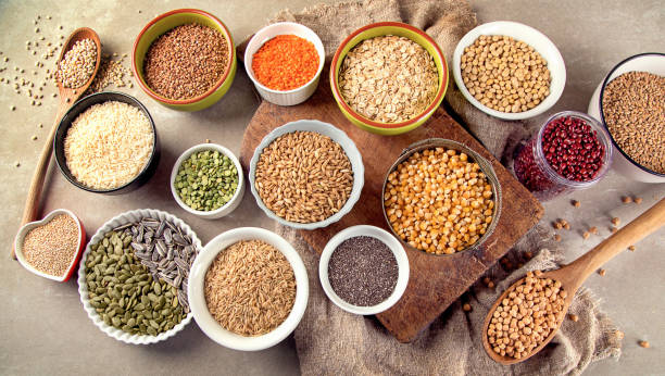 istock Raw healthy grain food 911310492
