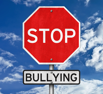 stop bullying - road sign