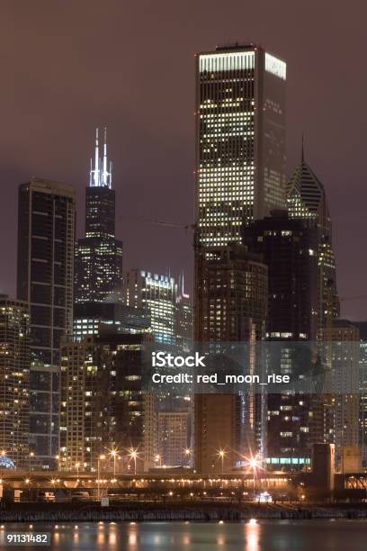 Lakefront And Downtown Chicago Stock Photo - Download Image Now - Chicago Mercantile Exchange, Architecture, Banking