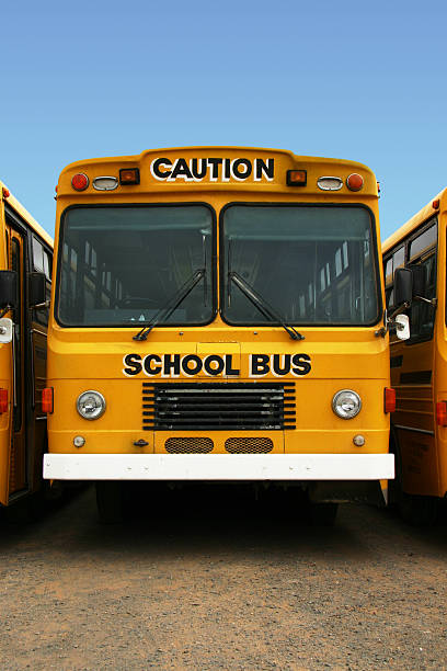 Giallo Scuolabus - foto stock