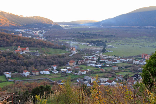 istock village Prijevor not far from city Budva 911318288
