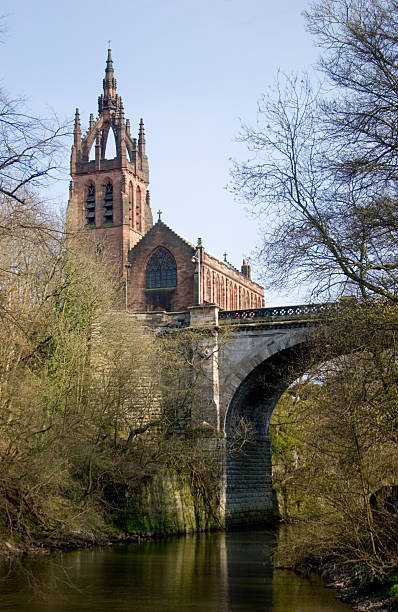 istock Church and Bridge Above River 91131951