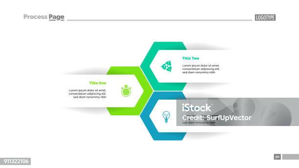 Three Options Plan Slide Template Stock Illustration - Download Image Now - Three Objects, Infographic, Pointing