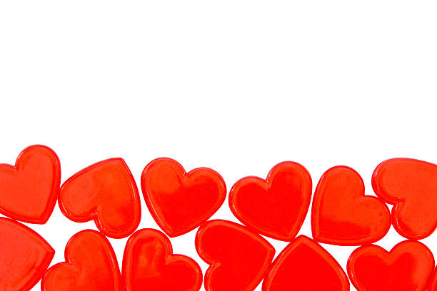 istock Heart Background isolated on white with clipping path 91132583