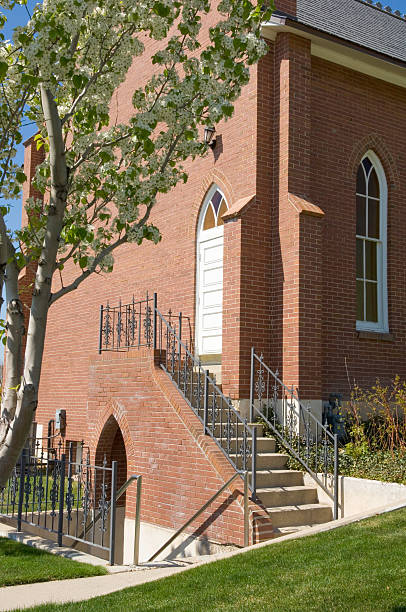 Church Entrance stock photo