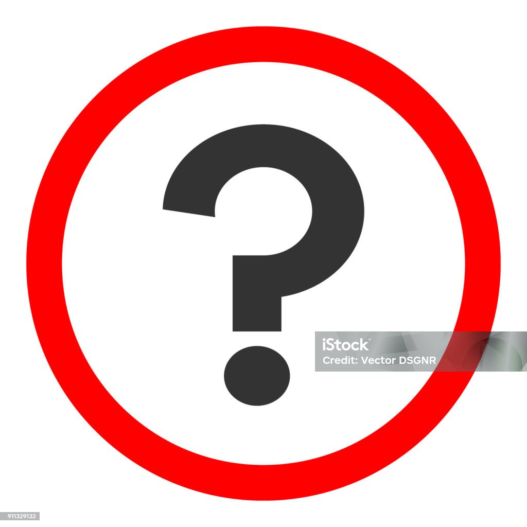Dấu Chấm Hỏi Trong Vòng Tròn Màu Đỏ Biểu Tượng Vector Hình minh ...