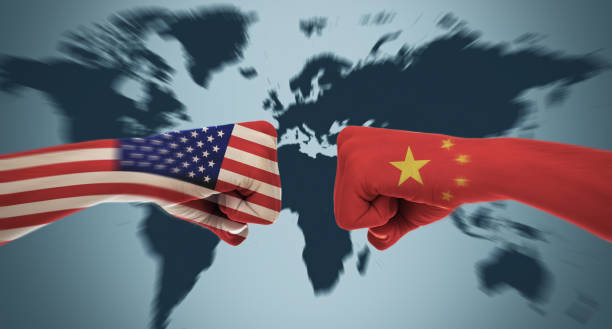 istock Conflicts Between Countries - America and China 911329642