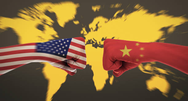 istock Conflicts Between Countries - America and China 911329692