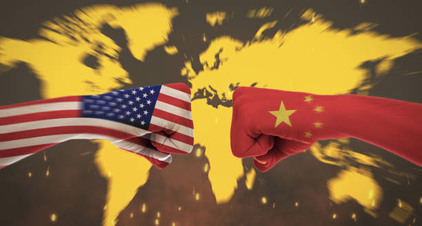 istock Conflicts Between Countries - America and China 911329744