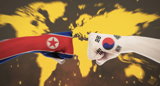 istock Conflicts Between Countries - North Korea and South Korea 911330080