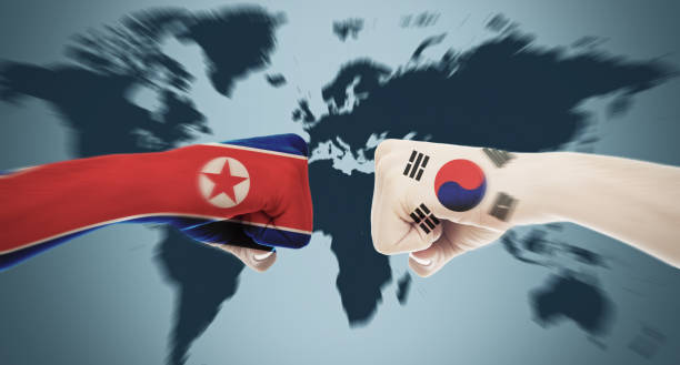 istock Conflicts Between Countries - North Korea and South Korea 911330174