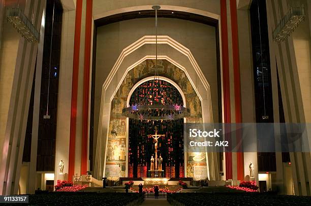 Interior Of Saint Joseph Oratory In Montreal Stock Photo - Download Image Now - Basilica, Canada, Capital Cities