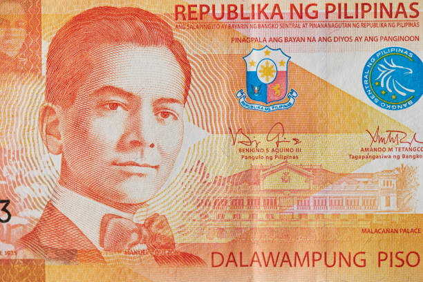 Philippines currency Philippines currency note philippines currency stock pictures, royalty-free photos & images