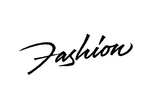 illustrations, cliparts, dessins animés et icônes de création de logo de mode créative - haute couture