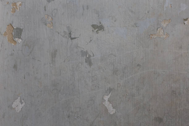 istock Dirty gray textured wall with stain 911352946