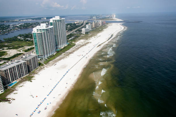 istock Aerial view of Florida Beaches 911360644