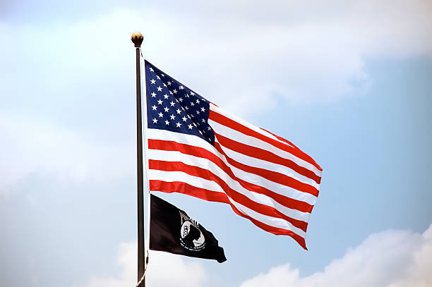 istock American And POW MIA Flag 91137563