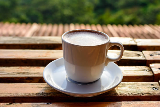 istock A cup of coffee on wooden 911404428
