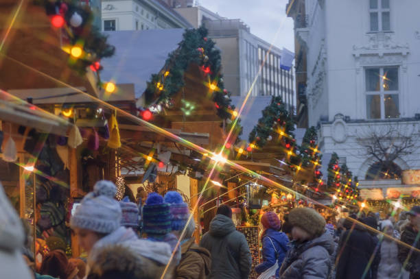 istock Budapest Christmas Market in Full Swing 911420718
