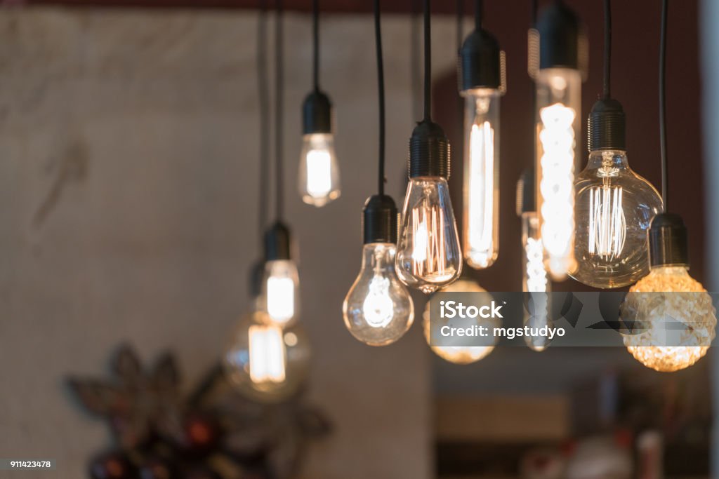 Lighting decor macro Lighting Equipment Stock Photo