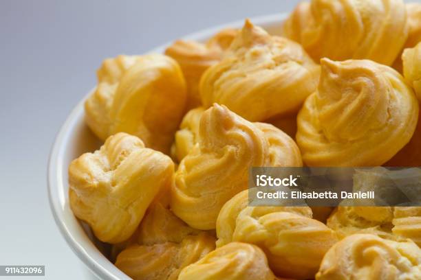 Homemade Cream Puffs Stock Photo - Download Image Now - Eclair, Choux Pastry, Afternoon Tea